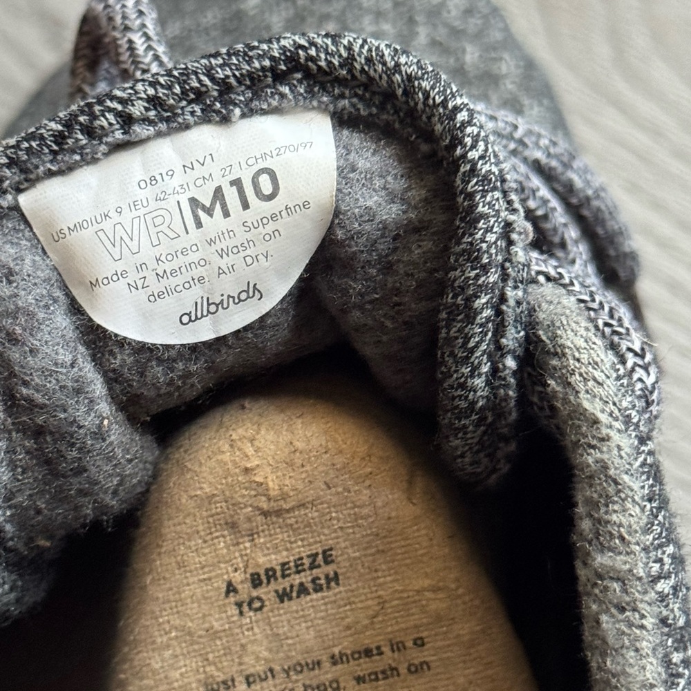Allbirds Runner Lace Up Low Top Sneaker Shoes - Picture 4 of 13